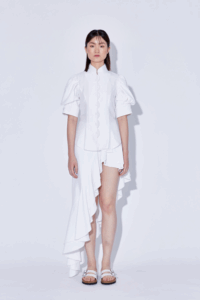 Mandarina top | Waterfall skirt