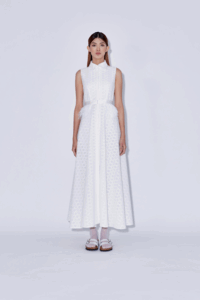 Lily-of-the-valley shirt-dress