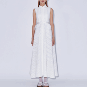 Lily-of-the-valley shirt-dress