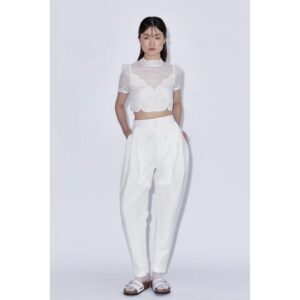 Magnolia crop | Origami pants
