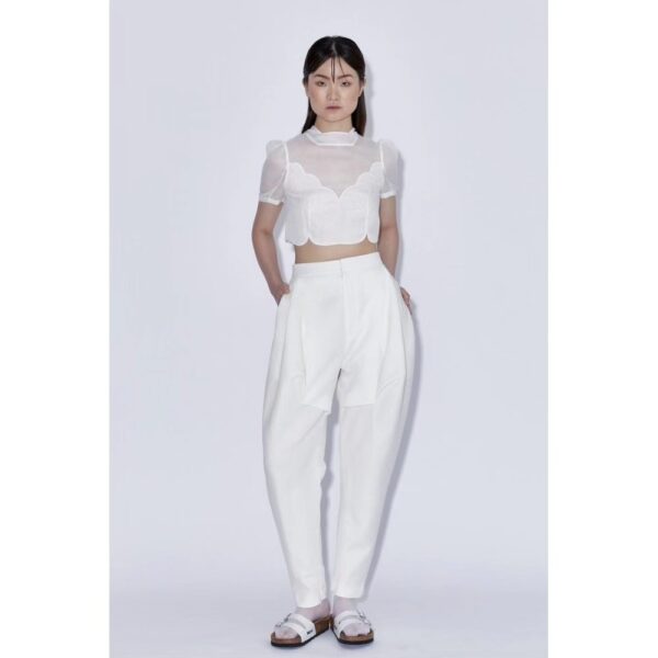 Magnolia crop | Origami pants