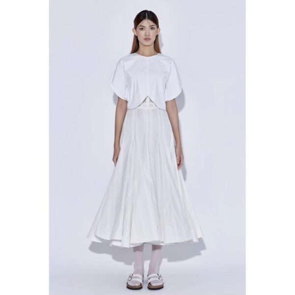 Discus crop | Dulcet godet skirt