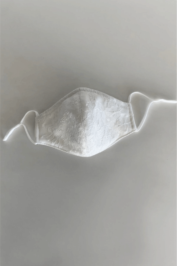 Bridal Face Masks in Ivory Color